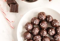 Dark Chocolate Peppermint Truffles Recipe with Natural Sweeteners