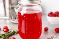 Homemade Cranberry Simple Syrup Recipe for Cocktails & Desserts