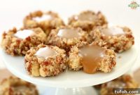 Caramel Thumbprint Cookies: Soft Shortbread with Gooey Centers