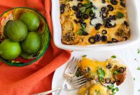 Cheesy Chicken Enchilada Casserole Recipe for Family Dinner