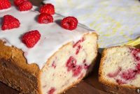 Moist Raspberry Lemon Loaf with Zesty Lemon Glaze