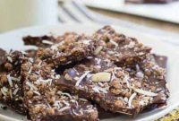 Dark Chocolate Granola Bark Recipe for Crunchy Chocolate Snacks