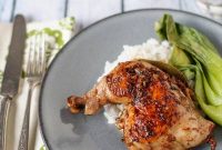 Filipino Braised Chicken with Cranberry Adobo Sauce for Sundays