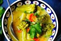 Creamy European Broccoli, Leek & Potato Soup Recipe