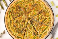 Feta and Asparagus Quiche Recipe for Spring Brunch
