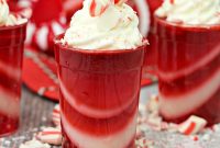 Minty Candy Cane Jello Shots Recipe for Holiday Parties