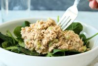 Citrus-Dill Salmon Salad with Avocado and Mixed Greens