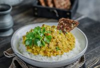 Mango & Coconut Red Lentil Dhal with Warm Spices