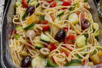 California Spaghetti Salad: Fresh Summer Pasta with Avocado & Veggies