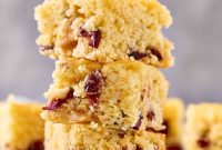 Cranberry Orange Bar Recipe — Tart, Chewy Holiday Dessert