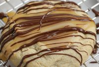 Soft Caramel-Filled Twix Cookies with Chocolate Drizzle