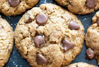 Salted Tahini Chocolate Chip Cookies — Paleo, Vegan, Gluten-Free