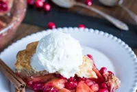 Apple and Cranberry Pie Recipe with Flaky Homemade Crust