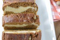 Spiced Cream Cheese Swirl Pumpkin Bread Recipe for Fall Baking