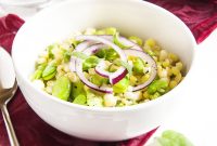 Summer Corn and Fava Bean Salad with Lemon Herb Dressing