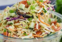Crisp Summer Slaw Recipe with Lemon-Dill Dressing