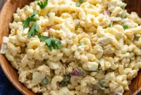 Creamy Tuna Macaroni Salad with Zesty Herb Dressing