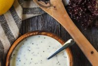 Creamy Lemon Poppyseed Salad Dressing Recipe