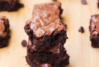 Chewy Fudgy Brownies Recipe with Video Tutorial