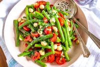 Crisp Green Bean and Tomato Salad with Lemon Vinaigrette