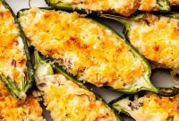 Crispy Jalapeño Poppers with Cheesy Bacon Filling
