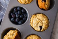 Giant Gluten-Free Eggless Blueberry Muffins – Moist & Fluffy