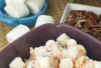 Classic Ambrosia Salad Recipe with Pineapple, Coconut & Marshmallows