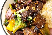 Quick Beef Stir-Fry Recipe with Veggies and Garlic Sauce
