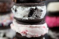Oreo Ice Cream Sandwiches Recipe: Homemade Cookie Ice Cream Treats
