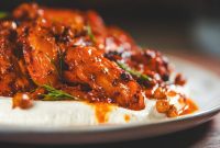 Harissa Roasted Carrots with Crispy Chickpeas and Tofu Ricotta