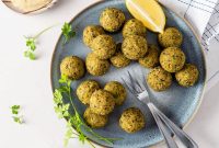 Crispy Oven-Baked Pistachio Falafel Recipe