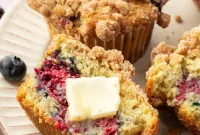 Gluten-Free Mixed Berry Muffins Recipe — Light, Moist & Berry-Packed