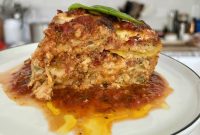 Zucchini Parmigiana with Ricotta: Layered Baked Zucchini Parmesan