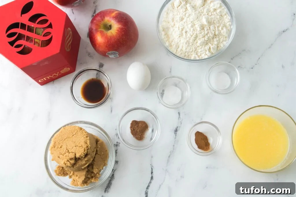 Flaky Apple Drop Biscuits Recipe for Autumn Baking 4 ingredients