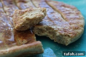 Simple to make gluten free naan made with just 3 ingredients. The Free From Fairy's wholegrain gluten free flour blend gives the perfect flavour