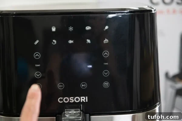 Preheat Air Fryer