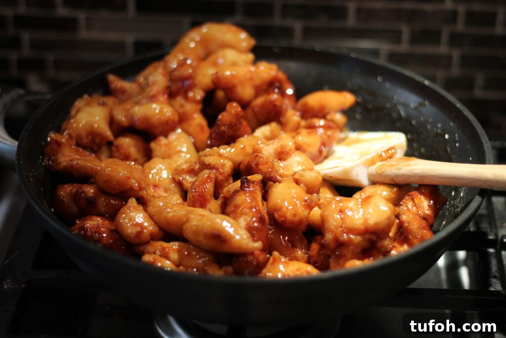 crispy sticky honey sesame chicken