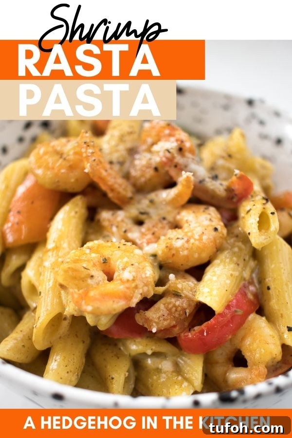 Spicy Jerk Shrimp Rasta Pasta Recipe | Caribbean-Inspired Shrimp Pasta 6 Shrimp Rasta Pasta