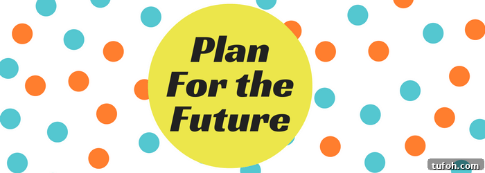 6 Steps to Smash Your Goals and Stay Motivated 2 Encouraging vision and motivation with "Plan For the Future" message on colorful polka dot background.