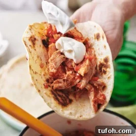 Shredded Chicken Tacos