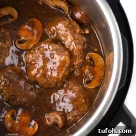 Salisbury Steaks in Pressure Cooker