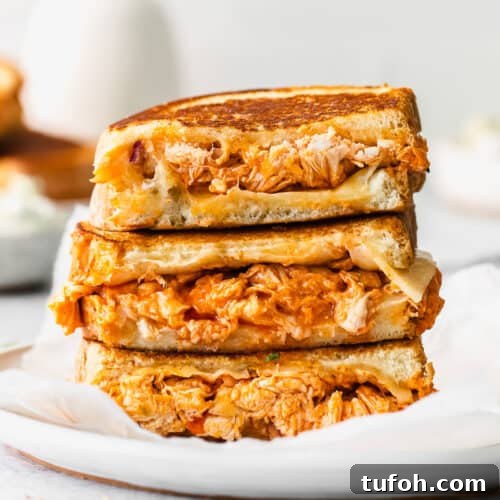 stacked grilled cheese.