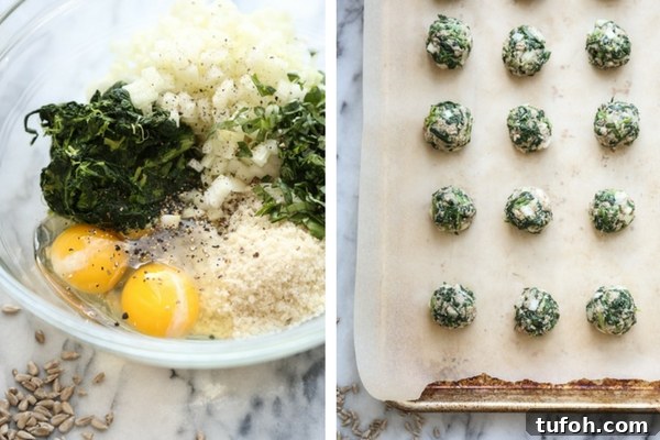 Spinach Sunflower Seed Balls with Manchego & Turmeric Honey Yogurt 4 img 13138 3