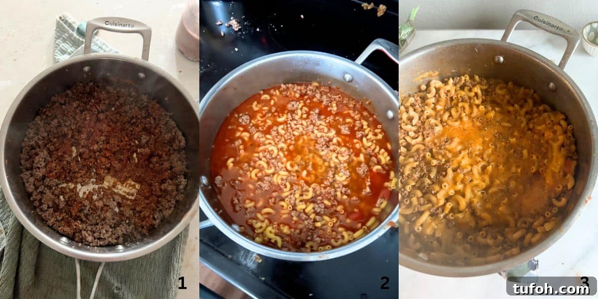 WeightWatchers Taco Pasta Recipe — Flavorful Low-Point Dinner 4 How to Make Taco Pasta step 1.
