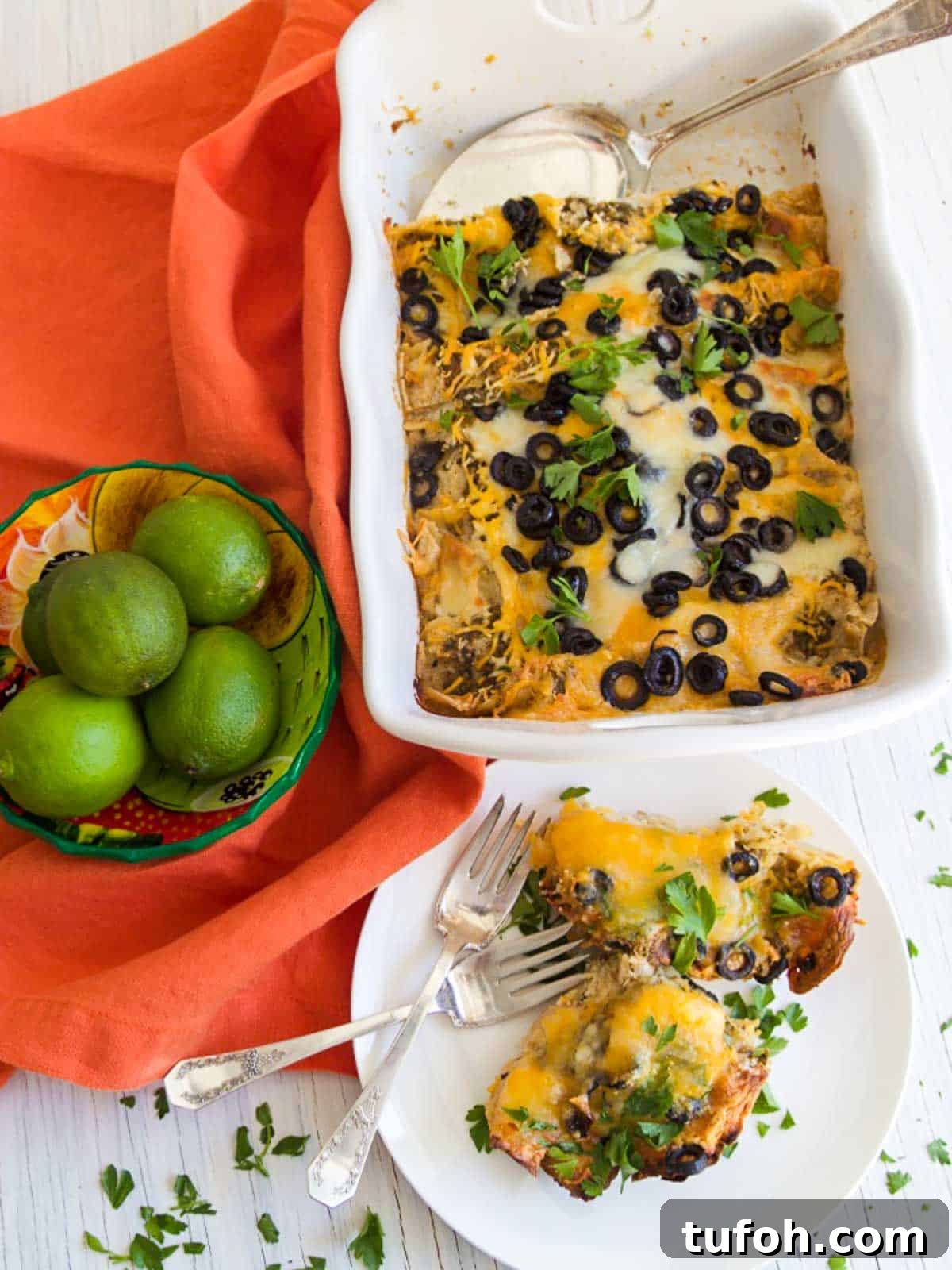 Cheesy Chicken Enchilada Casserole Recipe for Family Dinner 2 img 1356 1