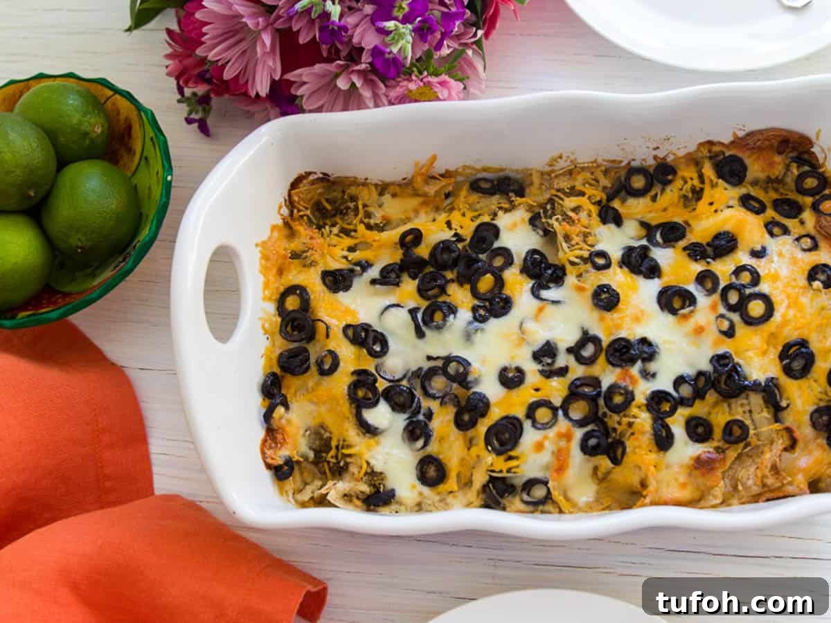 Cheesy Chicken Enchilada Casserole Recipe for Family Dinner 3 img 1356 2