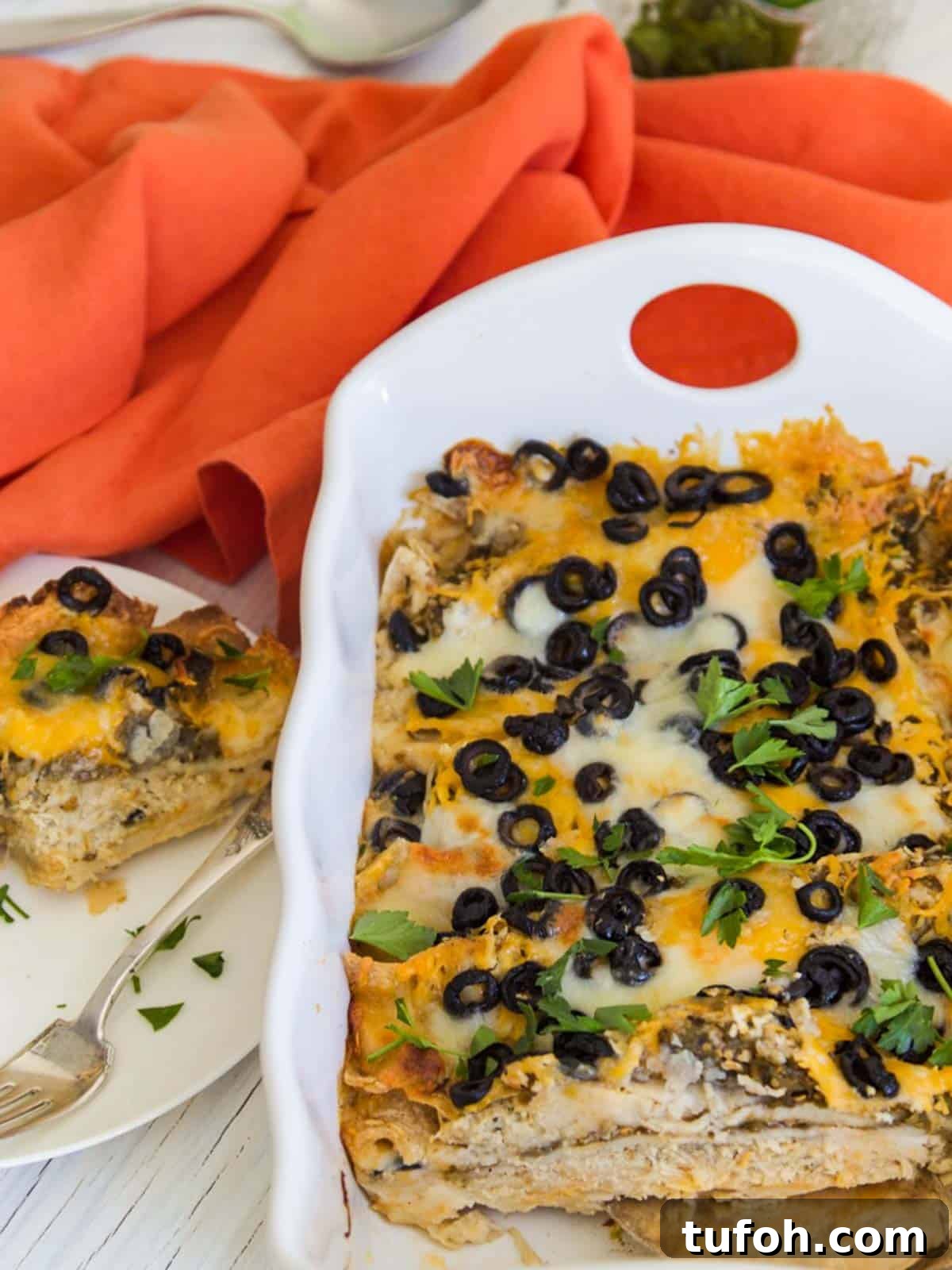 Cheesy Chicken Enchilada Casserole Recipe for Family Dinner 8 img 1356 7