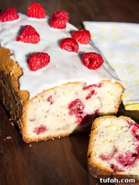 Moist Raspberry Lemon Loaf with Zesty Lemon Glaze 7 Raspberry Lemon Loaf-4