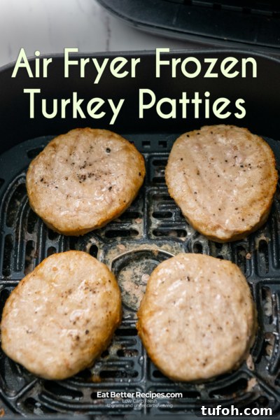Recipe for Air Fryer Frozen Turkey Patties Air Fryer Frozen Turkey Patties