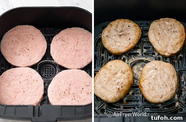 Crispy Air Fryer Frozen Turkey Patties in 12–15 Minutes 10 img 14083 11